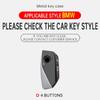 Zinc Alloy Leather Car Key Holder for BMW I7 X7 X5 G07 LCI IX I20 X1 U11 740Li Series G70 G09 XM U06 G81 M3 2023 Car Key Case