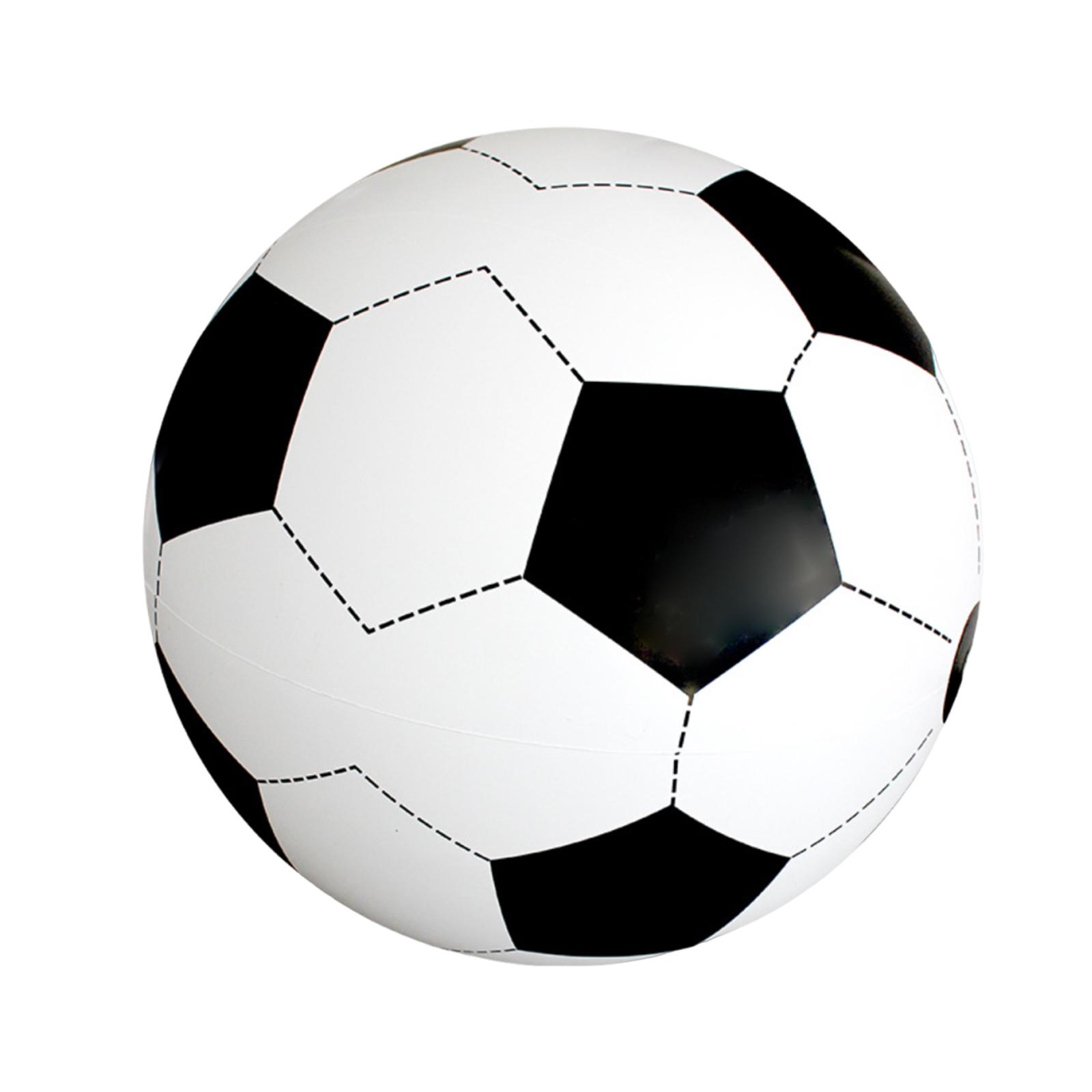 Inflatable Soccer Ball, Beach Ball, Large Outdoor Inflatable Ball, Beach Parent-Child Interactive Sports Toy One Size белый
