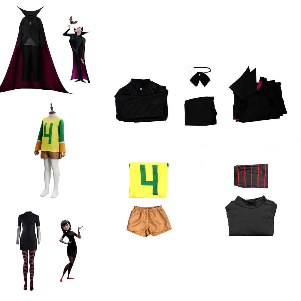 Hotel Transylvania Draculaura Mavis Jonathan Vampir Weihnachtsfeier Cosplay Kostüm