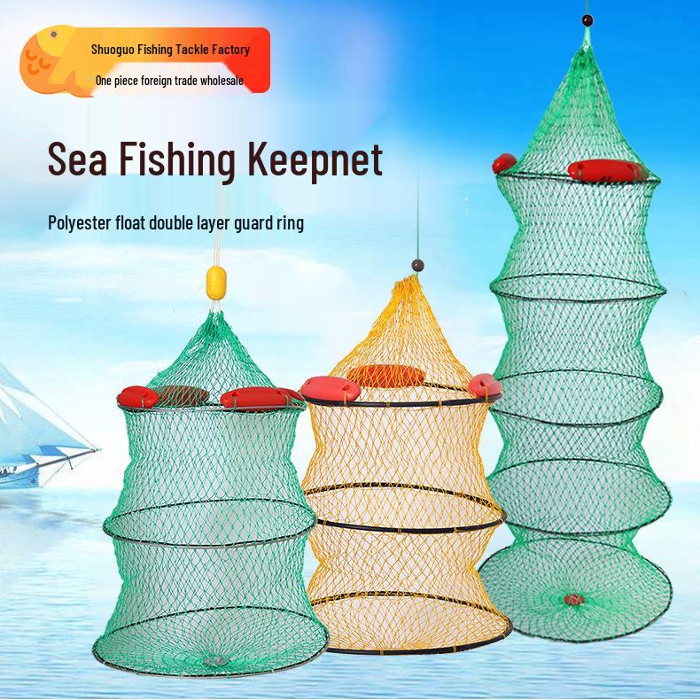 Triple Float Sea Fishing Guard Net - Rock Fishing Platform Competition Fish Net