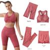 Naadloze Hoge Taille Yoga Set: Billenliften Sportbeha & Shorts