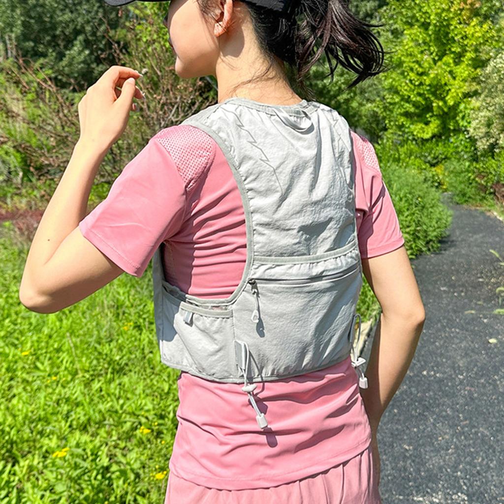 Telefon Cepli ve Ayarlanabilir Askılı Vanaheimr Hidrasyon Yeleği Kadın ve Erkekler İçin Evrensel Koşu Yeleği Tırmanış Yürüyüş Bisiklet