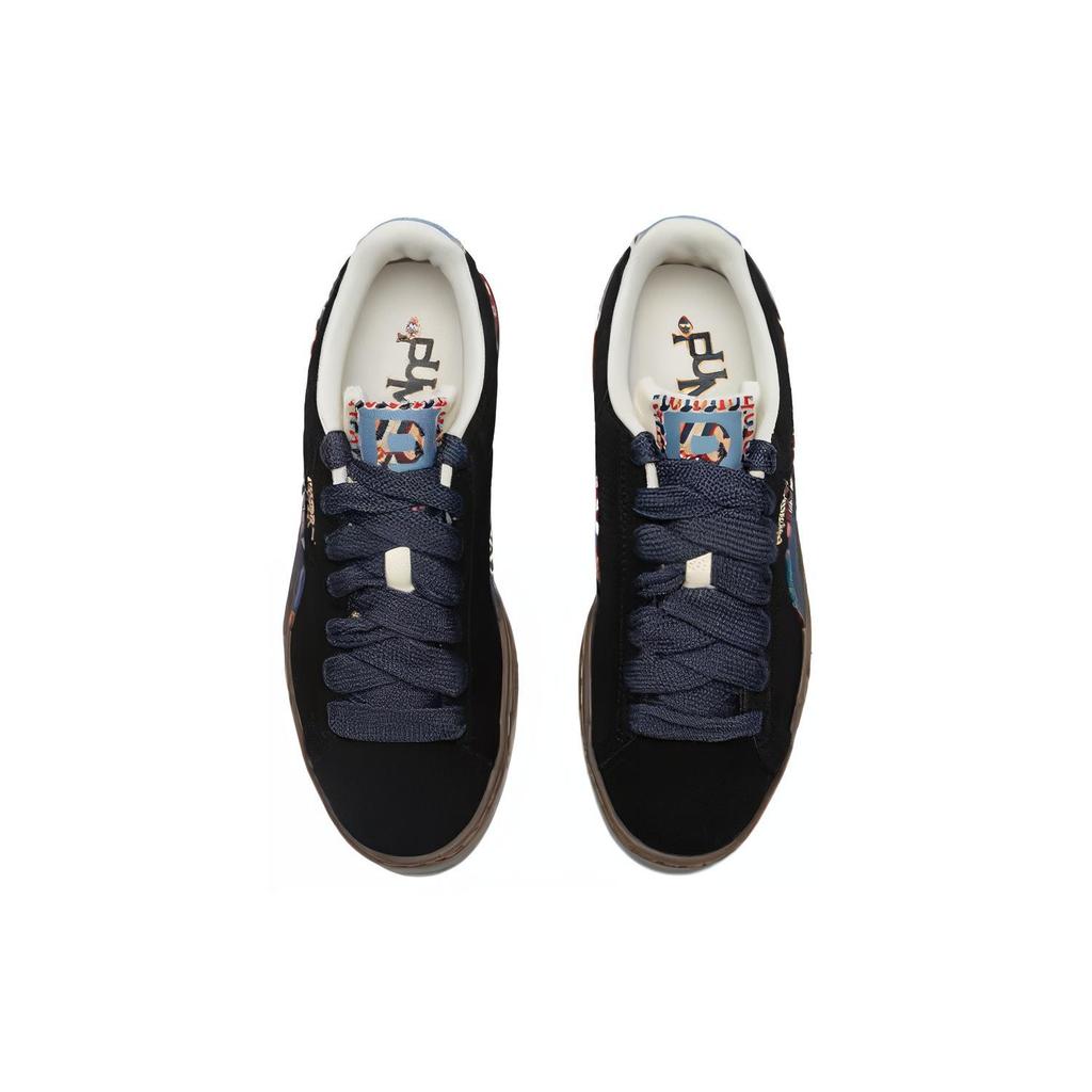 New PUMA Suede Bz Emb 'Black Navy Marzipan Light Blue' 399021-01