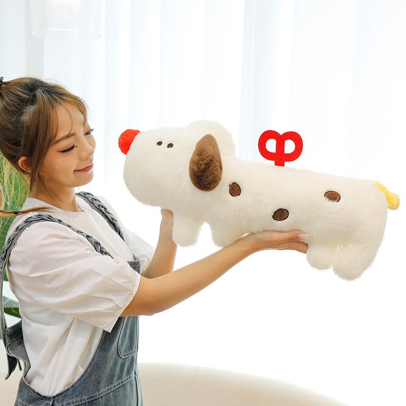 Entzückendes Plüschhundespielzeug Weicher und kuscheliger Begleiter mit niedlichem Design Erhältlich in mehreren Größen