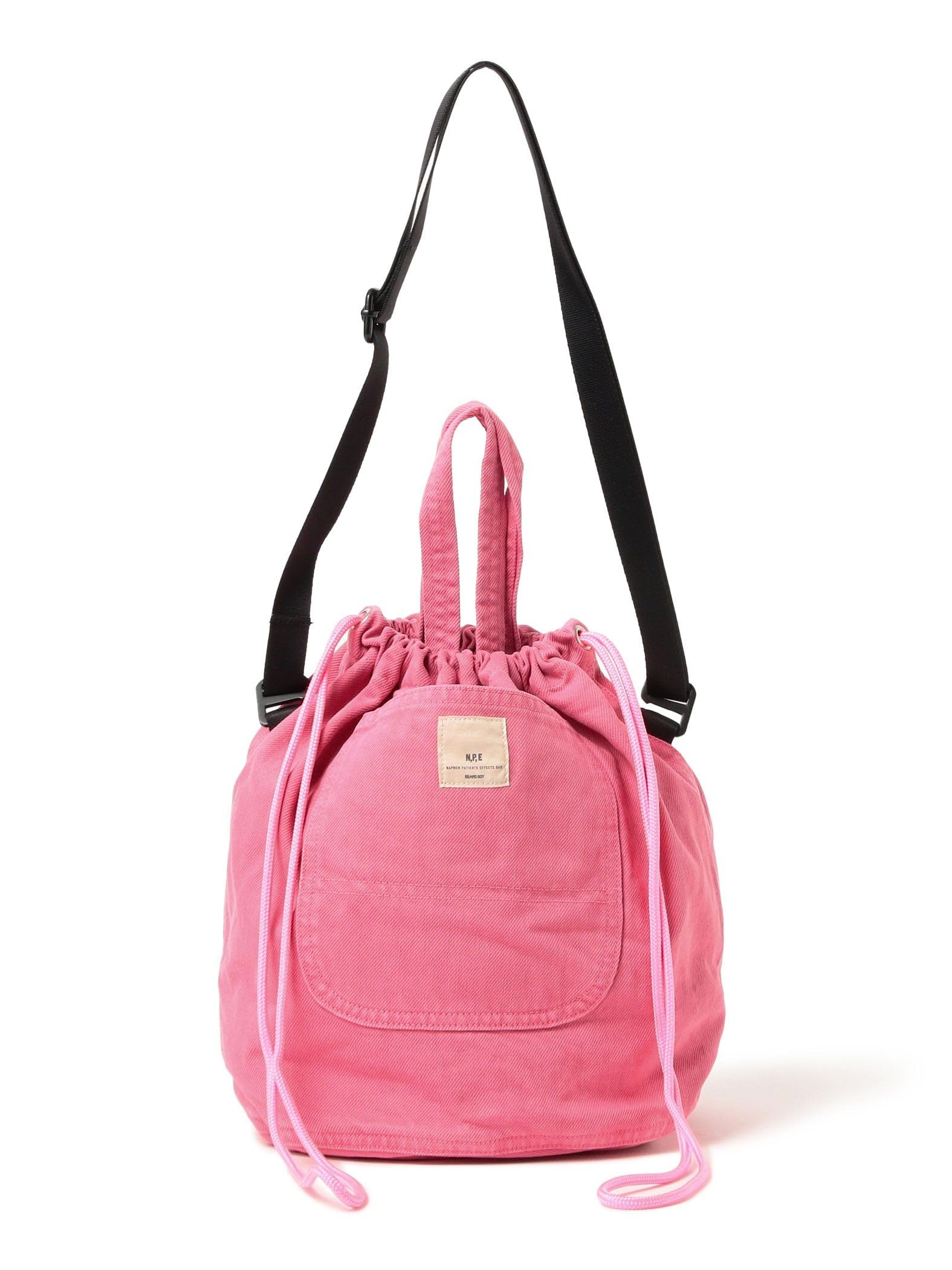 Beams Boy Canvas Bag [Special Order] N, P, E Patient Bag, Denim, Size M, Women s, Pink, Free Shipping