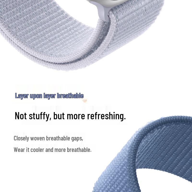 Nylon Braided Strap for Apple Watch Ultra, Series 9-4