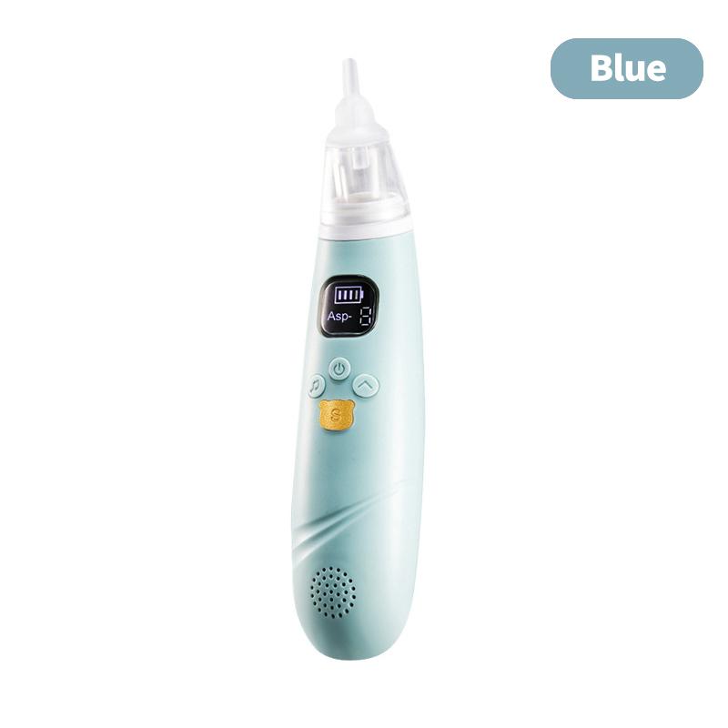 

Детский назальный аспиратор, электрический аспиратор для малышей, автоматический очиститель носа, регулируемое всасывание, музыка, свет, успокаивающая функция