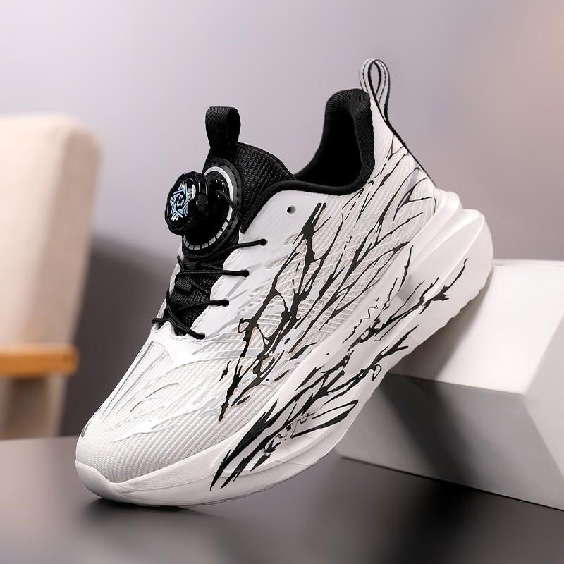 Boys Lightweight Breathable Running Shoes Kids Outdoor Indoor Sports Sneakers With Non-Slip Sole