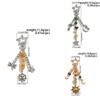 Trendy Keychain Stylish Key Holder Women Jewelry Sun Car Bag Accessories Fashion Key Jewelry Alloy Texture for Woman