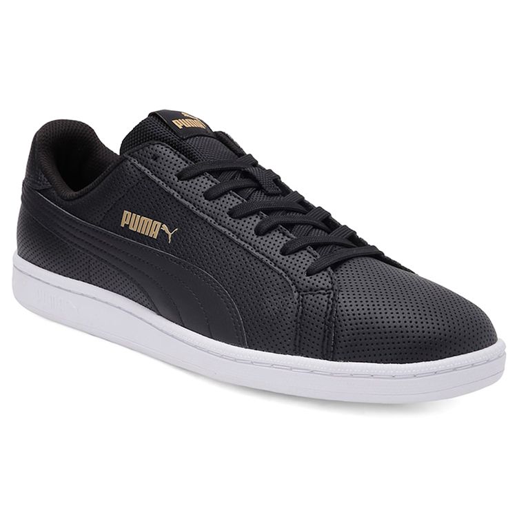 Puma Smash Series Fp Low Top Sneakers Unisex Sneakers Black Gold 363721-01