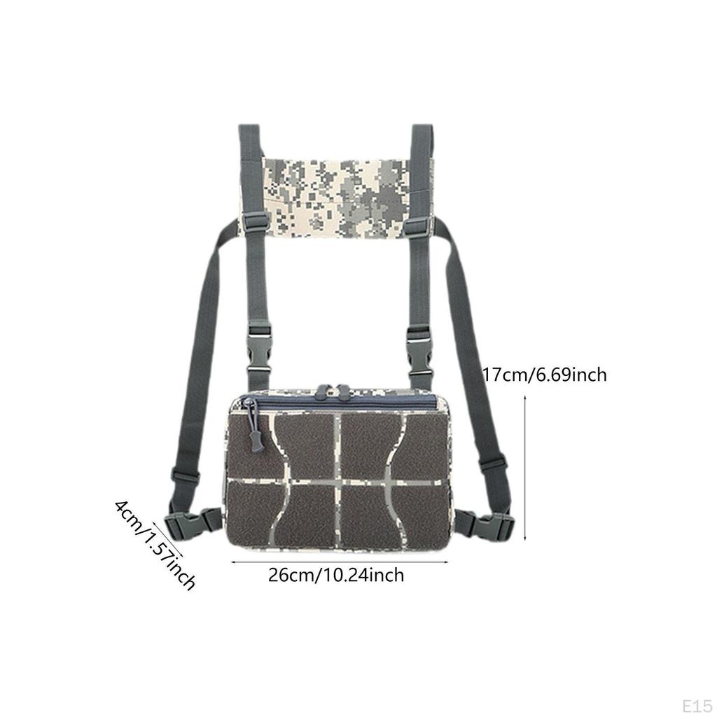 Chest Rig Bag Practical Multifunction Outdoor Pack for Hiking Fishing Travel