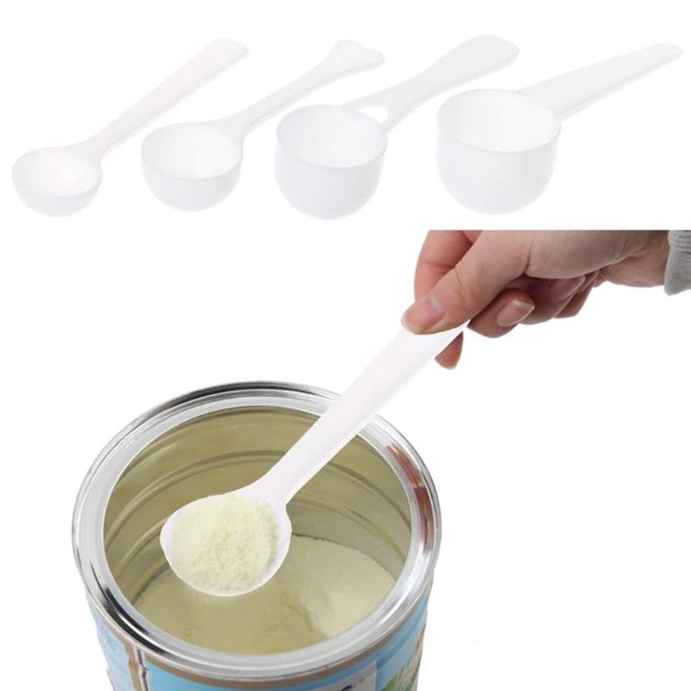 10PCS Home Protein Powder Kitchen 1/3/5/10g Measuring Spoon Coffee Milk Plastic