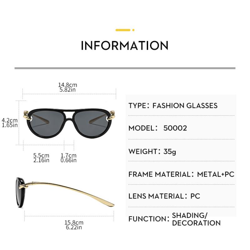 Ladies Sunglasses, Fashion Knot Double Beam Sunglasses