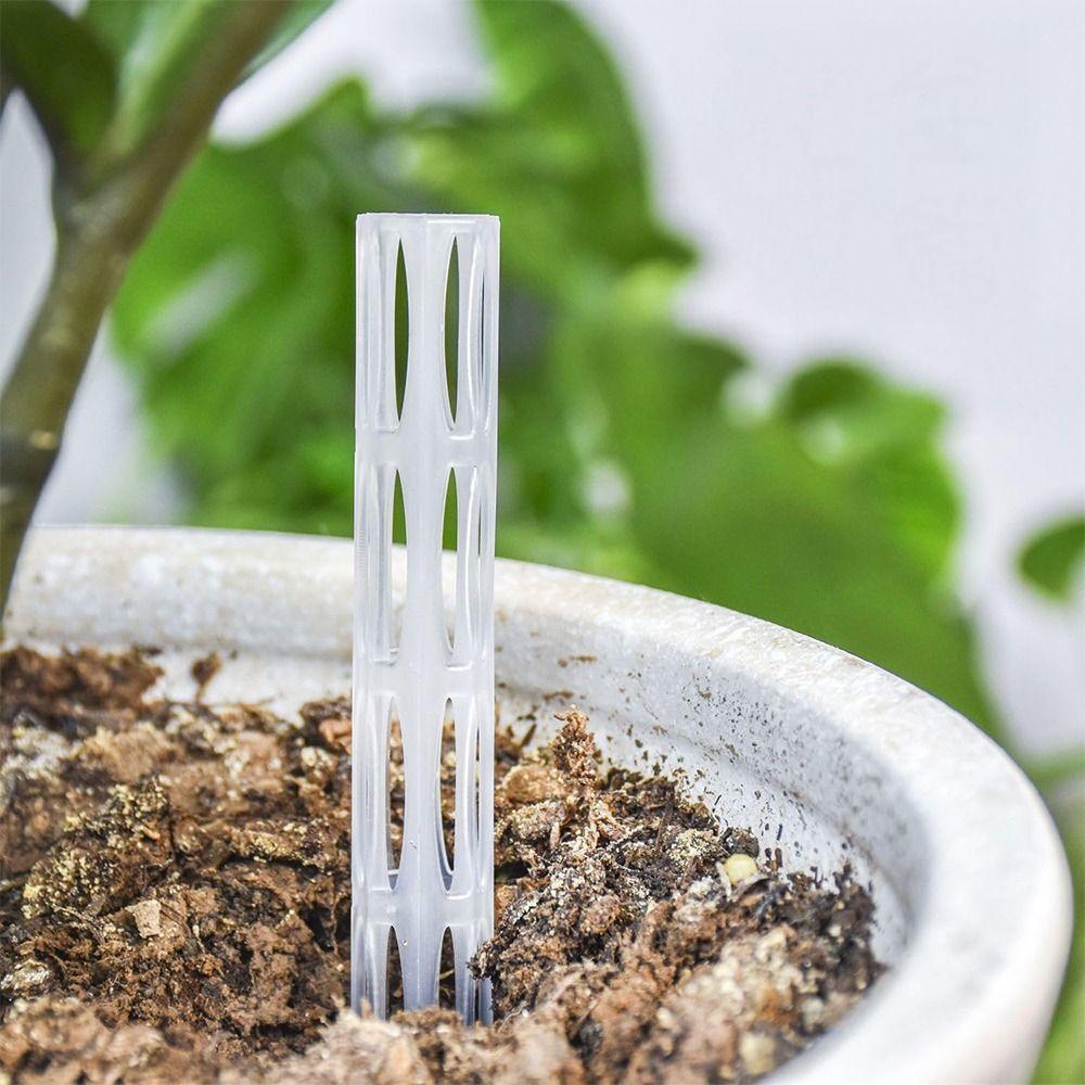 10PCS Transparent Plant Drainage Pipes Plastic Breathable Plant Aeration Tubes Improve Drainage Promote Growth