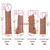 Realistic Penis Extender Cock Manon Prezervativ reutilizabil Silicon Penis Întârzierea ejacularei Mărirea penisului Extensie Bărbați Sex Toys 18