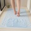 Badezimmer Anti-Rutsch-Matten Badehaus Dusch-Massagematten PVC Hydrophobe Bodenmatte Leicht zu reinigen Schnell trocknend Badematte Familie Hotel Universal