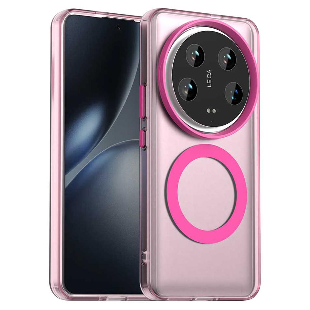 For Xiaomi 14 Ultra Case Compatible with MagSafe PC+TPU+PET Anti-Drop Phone Cover