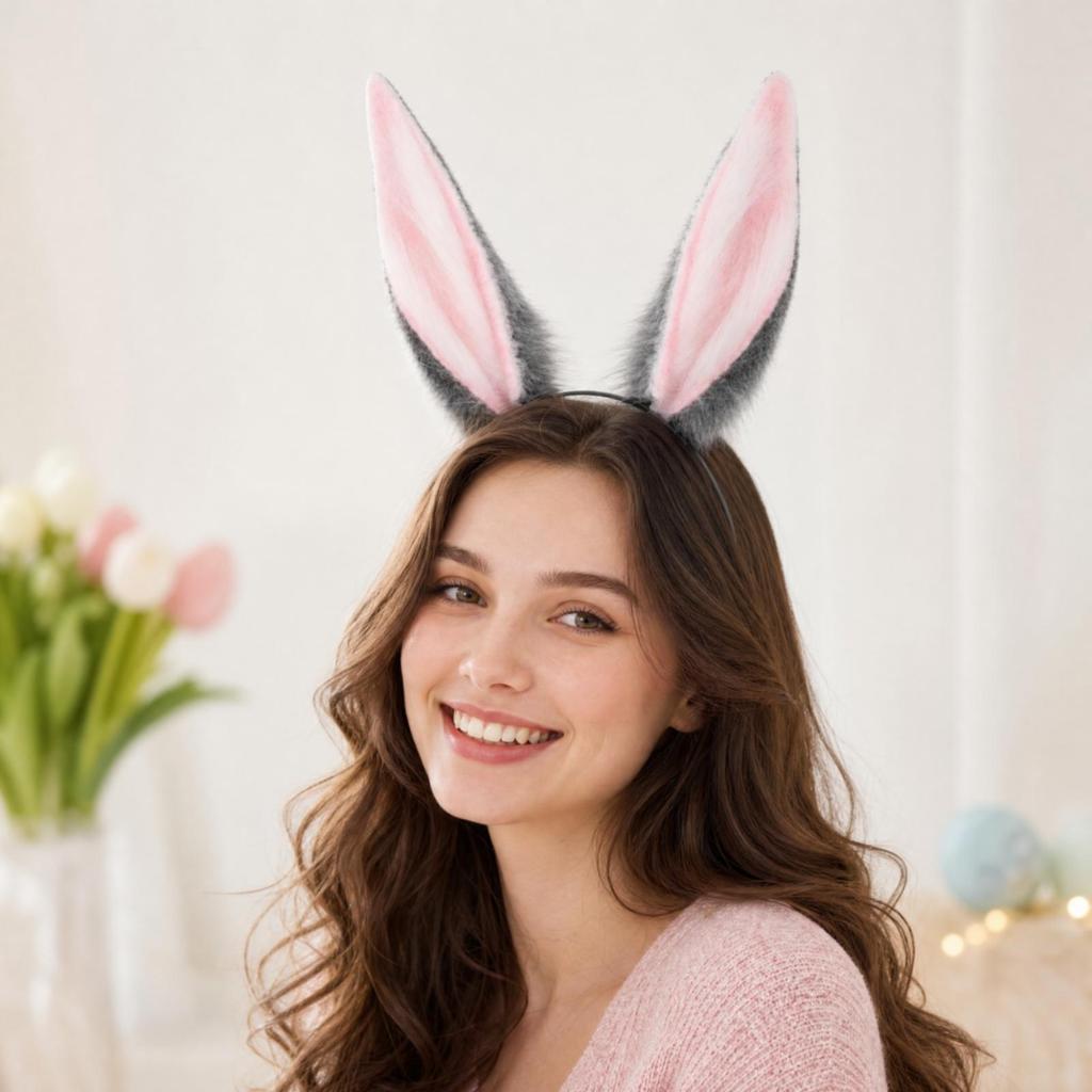 Rabbit Ear Headband Eye-Catching Bunny Lightweight for Cosplayers