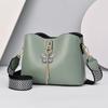 [Shichen Women's Bag] New Bow Shell Bag Simple Large Capacity Fashion Solid Color Messenger Bag