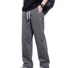 American Retro Mens Casual Pants With Polyester Fabric For Summer Daily Wear