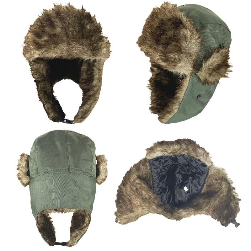 Warm Fleece Lined Winter Beanie Hat Men Women Outdoor Hiking Cycling Windproof Insulated Cap With Neck Protection