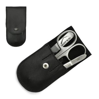 Giesen & Forsthoff's Timor 3-piece Manicure Set In Leather Case