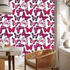 Pink Butterflies Wallpaper for Living Room and Bedroom 50x1000