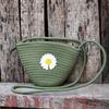 RSINC Attractive Hand Bag | Summer Bag | Cross Body Bag |Kauna Bag | Wovan Bag | Jute Bag | Handmade Bag | Slingbag for Girls | Green Green Jute Bag