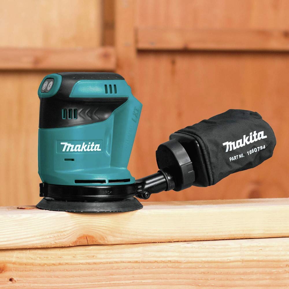 Makita XOB01Z 18V LXT Cordless Random Orbit by Makita Lithium-Ion Sander, 7,000, 9,500, 11,000 OPM, 5-Inch