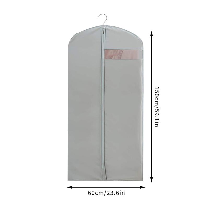 Dustproof Clothing Covers Waterproof Clothes Dust Cover Coat Suit Dress Protector Hanging Garment Bags Closet Organizer