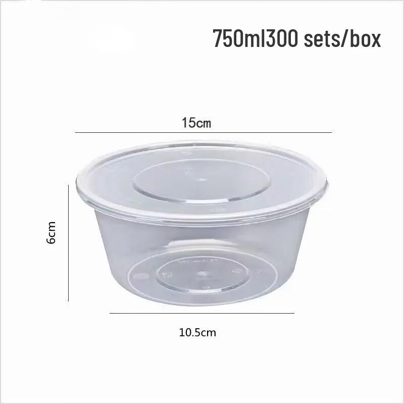 Einweg-Transparente Plastik-Lebensmittelbehälter mit Deckeln