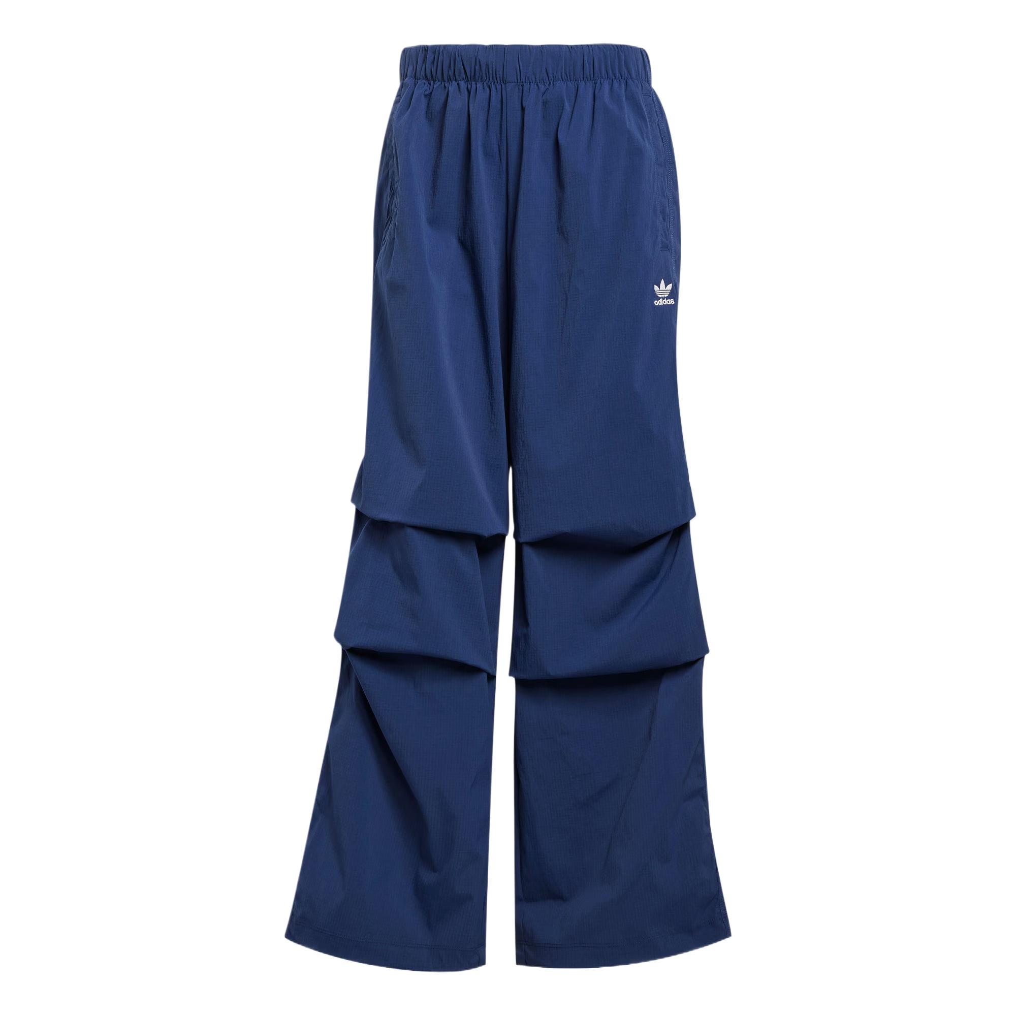 

Adidas Originals Essentials Parachute Ripstop Pants Soft Comfortable Simple Versatile Mid Waist Knitted Sports Pants Women Pants Deep-Indigo JD0784 XS