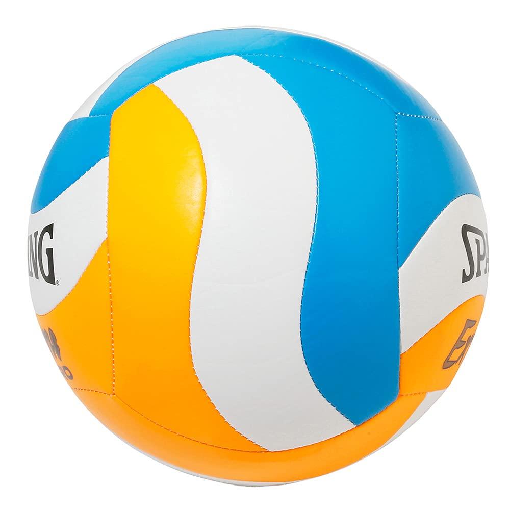 Spalding Extreme Pro Wave Volleyball, Blue x Orange, Size 4, 72-372J