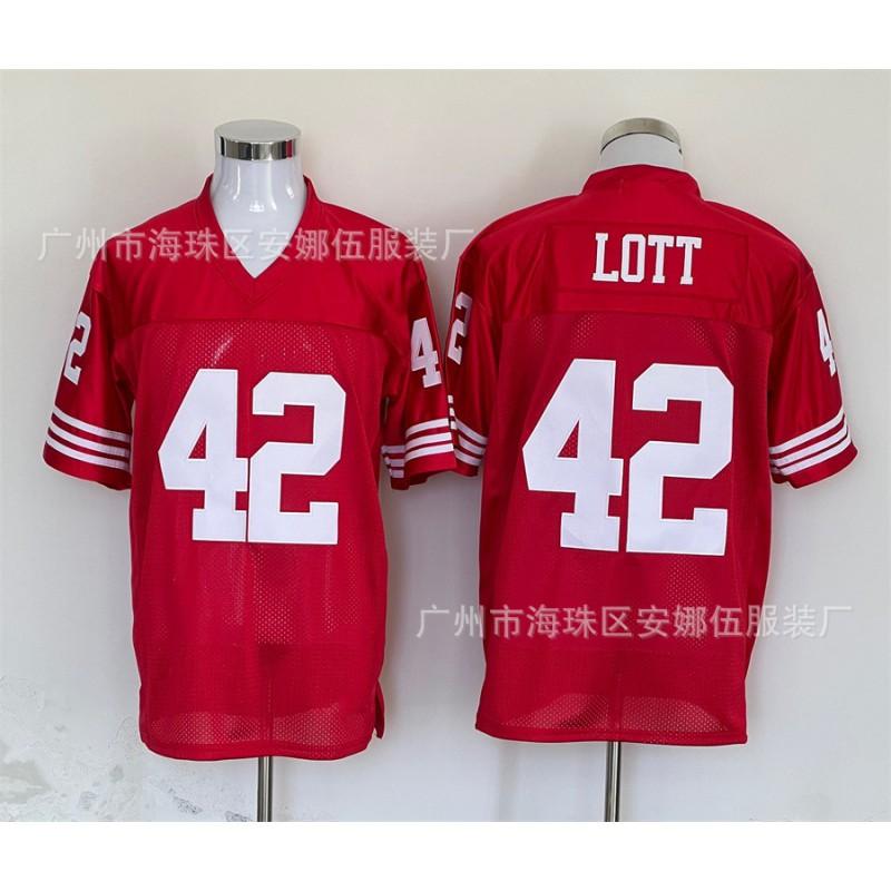 San Francisco 49ers Retro Football Jersey Embroidered Mens Womens Sports Uniform 80 87 21 Number