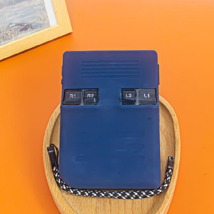 Flexible Cover Silicone Case Handheld Gamepad Cover with Lanyard Protective Housing for RG35XX Plus Gaming Accessories