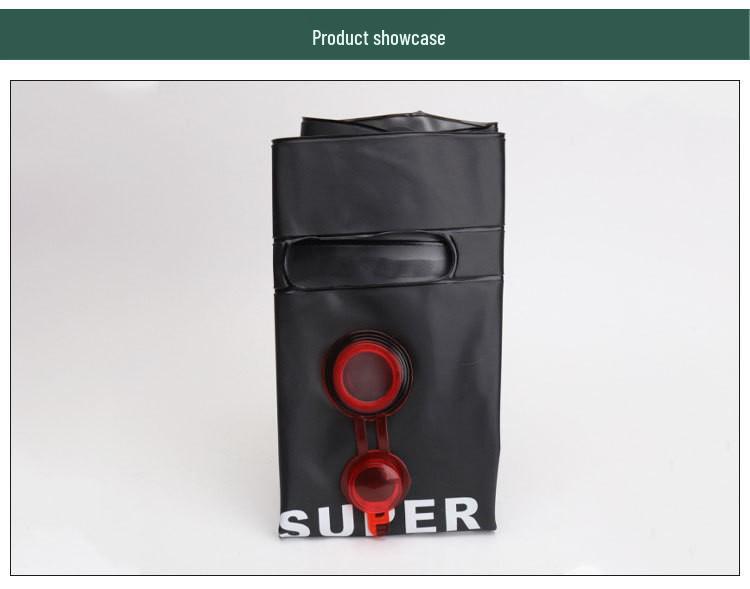 20L Folding Shower Bag for Camping and Outdoor Toiletries