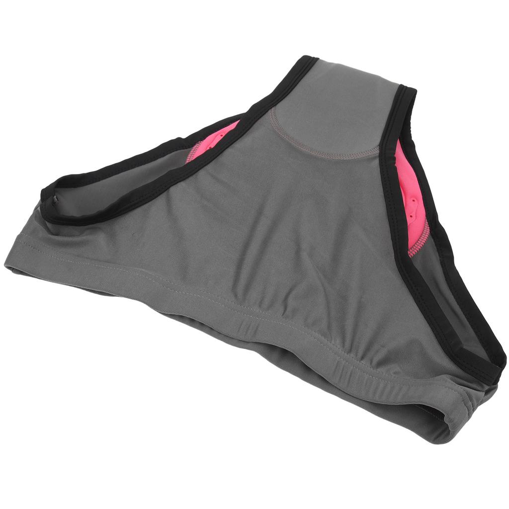 Women Cycling Underwear 3D Padded Bike Shorts Underwear Lightweight Quick Drying Women Bicycle Briefs Dark Grey XL