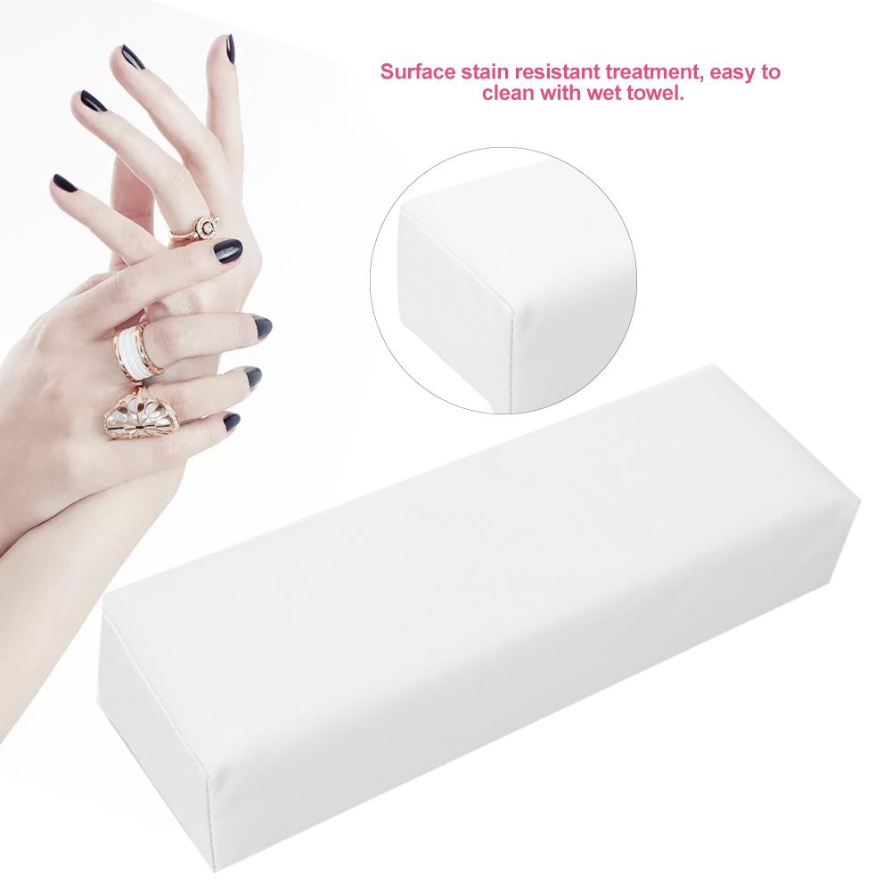 Nail Art Hand Pillow Beauty Salon Soft Hand Arm Rest Holder Cushion Manicure Tool White