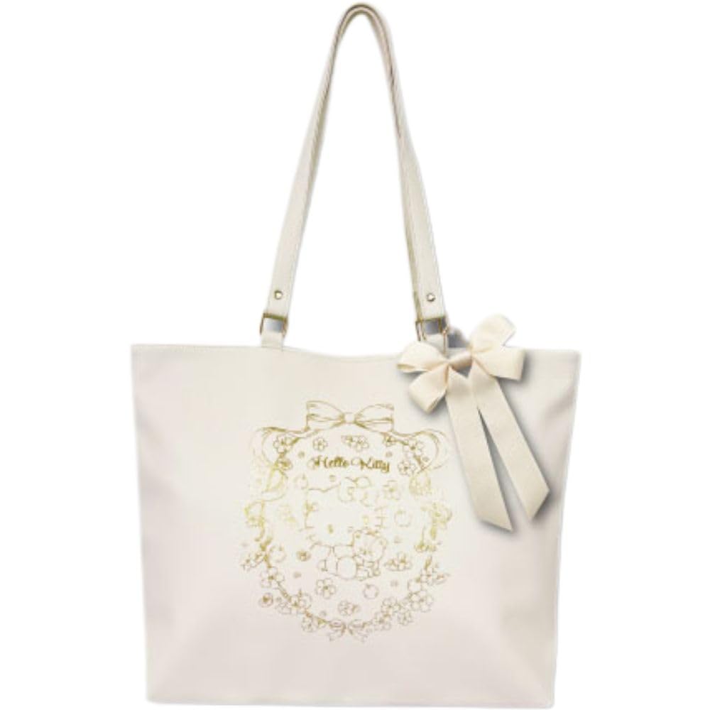 

Hatayama Shoji sanrio Sanrio Tote Bag Girly Hello Kitty H31 x W44 x 60cm 34202876 [Body] Approx. (Bottom 35) D16cm/Handle Approx.