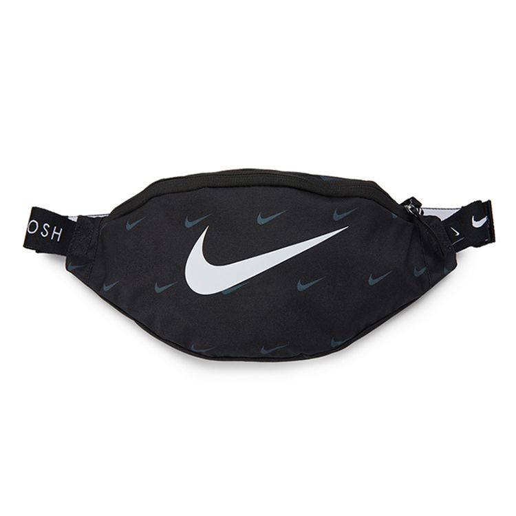 

Nike Swoosh Logo Strap Fabric Shoulder Crossbody Chest Waist Bag Unisex bags Black DC7343-010 Black