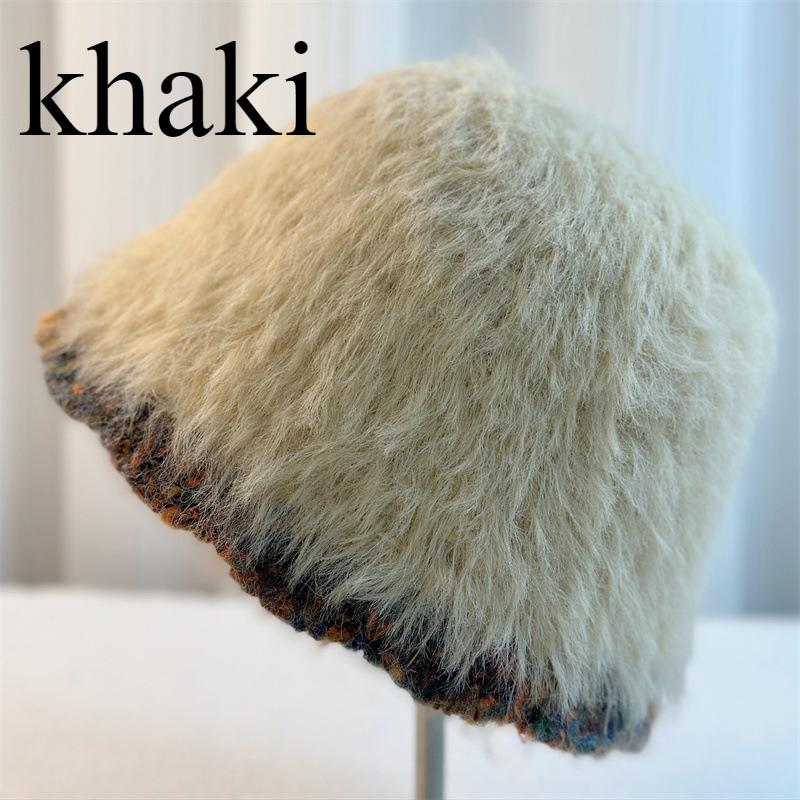 Winter Women's Warm Hat Knitted Hat Women's Fisherman Plush Hat