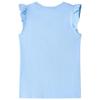 Children's T-shirt with Ruffle Sleeves Light Blue 92/104/116/128/140