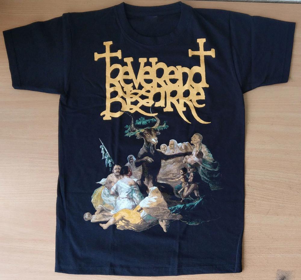 Rare REVEREND BIZARRE Short Sleeve Black Shirt S-5Xl Men Shirt Unisex T-Shirt L