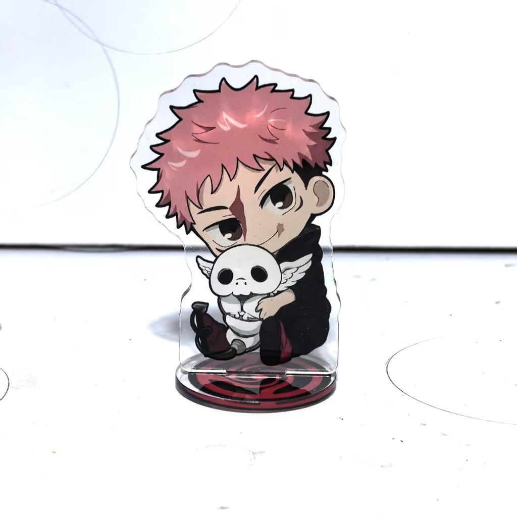 Anime Figure Jujutsu Kaisen 8cm Choso Zenin Naoya Nanami Kento Mini Stand Acrylic Ornaments Model Collections Dolls Gifts