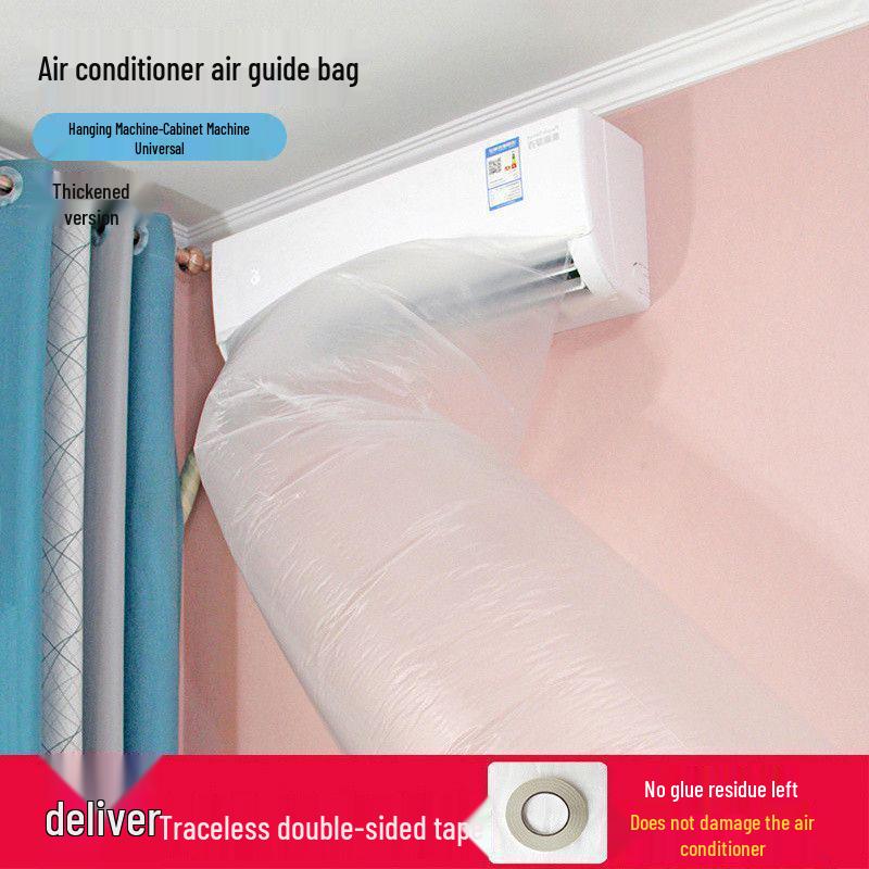 Air Conditioner Vent Guide Bag for Wall-Mounted Units