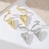 Schicke Herz-Creolen mit Charms Trendiger Modeschmuck für Damen Dicke Herz-Creolen