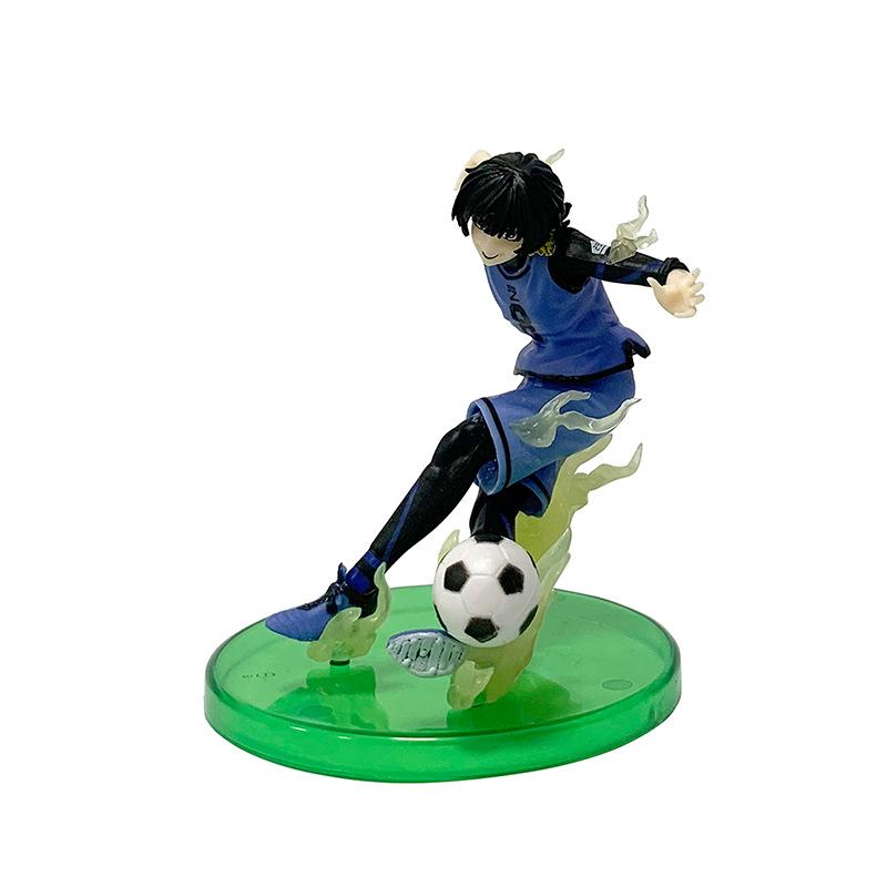 Blue Lock Anime Figure Set Isagi Bachira Chigiri Nagi Collectible PVC Model Toy