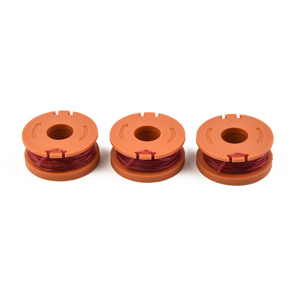 3pcs Spool Trimmer Line Spools For McGregor 18V MCT1825 MCT2X1825 CLGT18LG/1 WX150 Lawn Trimmer Garden Power Tool Parts