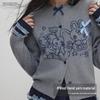 UNIFREE Vintage College Style Knitted Cardigan