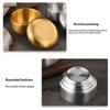 304 Double-layer Stainless Steel Rice Bowl With Lid Soup Rice Bowl Cuisine Home Creative Child Small Bowl Cuisine For Home
